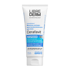 Купить Либридерм (Librederm) Cerafavit Молочко для сухой и очень сухой кожи с церамидами и пребиотиком 200 мл 1 шт цена