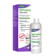 Купить Мирамед Эвалар раствор для местного и наружного применения 0,01 % 150 мл 1 шт цена