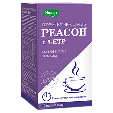 Купить Реасон с 5-HTP горячий напиток для сна пакеты-саше по 10 г 10 шт цена