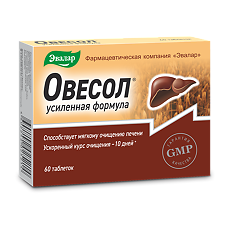 Изображение товара Овесол Усиленная формула таблетки покрыт.об. массой 0,58 г 60 шт