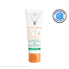 Купить Vichy Capital Soleil Матирующий уход для проблемной кожи 3в1 SPF50+ 50 мл 1 шт цена