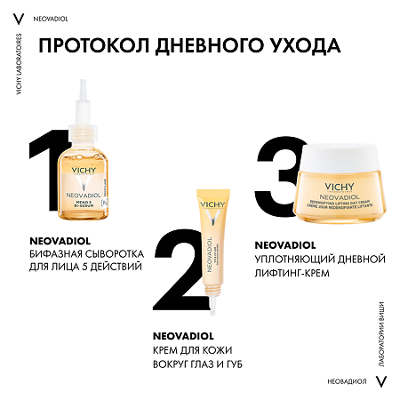 Vichy Neovadiol Meno 5 Bi-Serum Бифазная сыворотка для кожи в период менопаузы 30 мл 1 шт