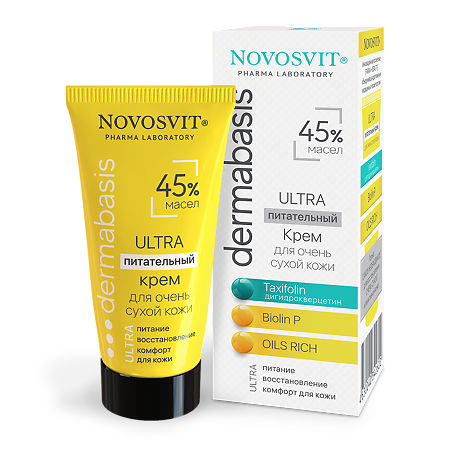 Novosvit Dermabasis Питательный крем Ultra 45% масел для очень сухой кожи 50 мл 1 шт