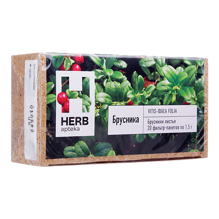 Herb Брусника листья 1,5 г фильтр-пакетики 20 шт