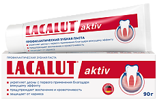 Изображение товара Lacalut Aktiv Зубная паста Профилактическая 90 г 1 шт