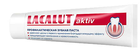 Lacalut Aktiv Зубная паста Профилактическая 90 г 1 шт