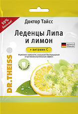 Купить Доктор Тайсс леденцы Липа и Лимон+витамин С 75 г цена