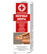 Купить Скорая Помощь Пяточные шпоры крем-бальзам для пяток 100 мл 1 шт цена