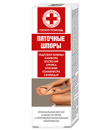Изображение товара Скорая Помощь Пяточные шпоры крем-бальзам для пяток 100 мл 1 шт
