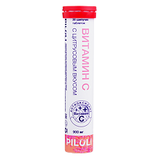 Купить PILULI Витамин С 900 мг шипучие таблетки массой 4,0 г 20 шт цена