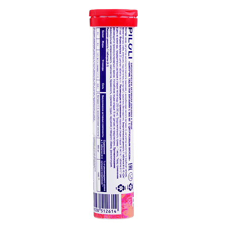 PILULI Витамин С 900 мг шипучие таблетки массой 4,0 г 20 шт