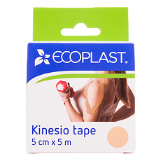 Изображение товара Ecoplast Кинезио тейп 5см х 5м бежевый 1 шт