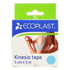 Купить Ecoplast Кинезио тейп 5см х 5м голубой 1 шт цена