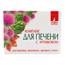 Купить Комплекс для печени Биокор с артишоком таблетки массой 0,5 г 60 шт цена