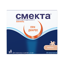 Изображение товара Смекта порошок д/приг суспензии для приема внутрь 3 г ваниль пак 20 шт