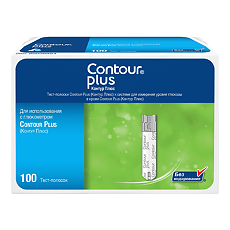 Изображение товара Тест-полоски Контур Плюс (Contour Plus) 100 шт