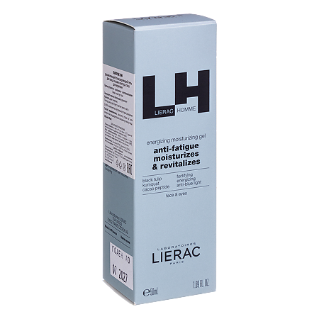 Lierac Homme Гель увлажняющий тонизирующий для лица и кожи контура глаз 50 мл 1 шт