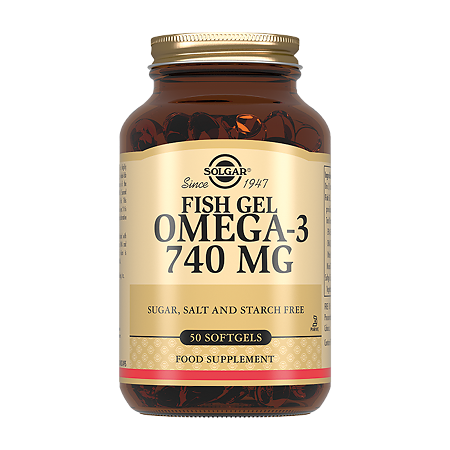 Solgar Рыбий жир Омега-3 740 мг капсулы массой 1942 мг 50 шт
