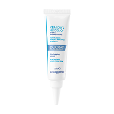Купить Ducray Keracnyl Glycolic+ Крем матирующий очищающий для кожи,склонной к акне 30 мл 1 шт цена