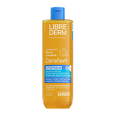 Купить Либридерм (Librederm) Cerafavit Масло липидовосстанавливающее для душа с церамидами и пребиотиком 400 мл 1 шт цена