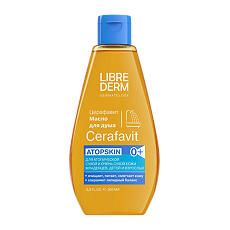 Купить Либридерм (Librederm) Cerafavit Масло липидовосстанавливающее для душа с церамидами и пребиотиком 200 мл 1 шт цена
