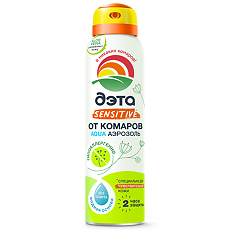 Изображение товара ДЭТА АКВА (AQUA) аэрозоль от комаров для чувствительной кожи 150 мл 1 шт