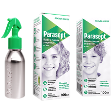 Купить Parasept Педикулицидное средство лосьон-спрей 100 мл 1 шт цена