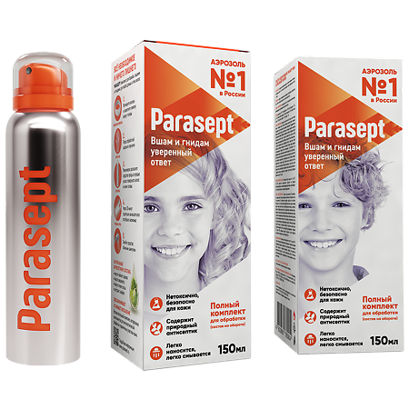 Изображение товара Parasept Педикулицидное средство аэрозоль 150 мл 1 шт