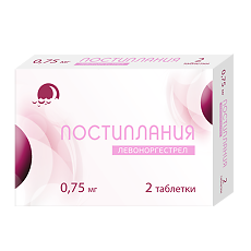 Изображение товара Постиплания таблетки 0,75 мг 2 шт