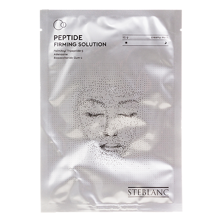 Steblanc Тканевая маска крем для лица Peptide укрепляющая с пептидами 25 г 1 шт