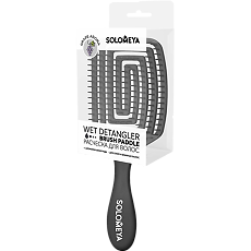 Купить Solomeya Расческа для сухих и влажных волос с ароматом винограда MZ006 Wet Detangler Brush Paddle Grape 1 шт цена