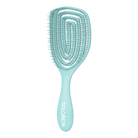Solomeya Расческа для сухих и влажных волос с ароматом жасмина MZ0011 Wet Detangler Brush Oval Jasmine 1 шт