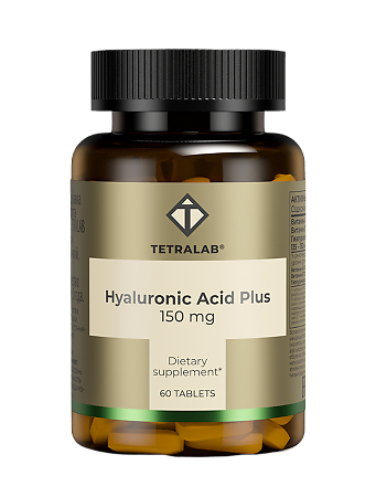Tetralab Гиалуроновая кислота 150 мг Плюс/Hyaluronic Acid Plus 150 mg таблетки покрыт.об. массой 824 мг 60 шт