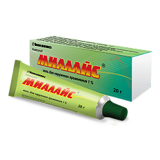Изображение товара Миалайс гель для наружного применения 1 % 20 г 1 шт