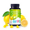LIVS Витамин С плюс Цинк / Vitamin C+Zn со вкусом фруктов и ягод (лимонное мороженое) мармеладные пастилки массой 3 г 60 шт