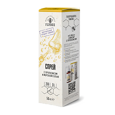 Купить Флайби (Flybee) Средство для очищения и увлажнения носа прополис спрей 50 мл 1 шт цена