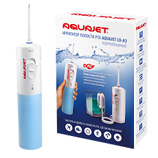 Купить Ирригатор для полости рта портативный Little Doctor LD-A3 AquaJet голубой 1 шт цена