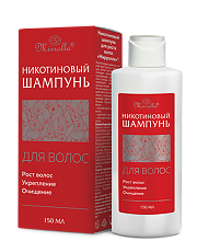 Купить Mirrolla Никотиновый шампунь для роста волос 150 мл 1 шт цена