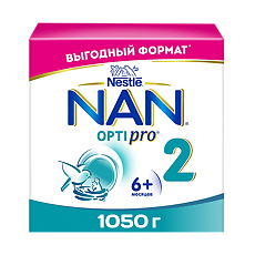 Купить NAN 2 Optipro Сухая молочная смесь с 6 мес 1050 г (3 х 350 г) цена