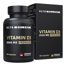 Купить Витамин D3 2000 ME UltraBalance Premium капсулы массой 450 мг 180 шт цена