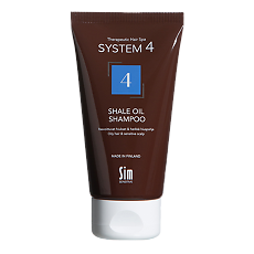 Купить System 4 Shale Oil Shampoo Терапевтический шампунь №4 для очень жирной и чувствительной кожи головы 75 мл 1 шт цена