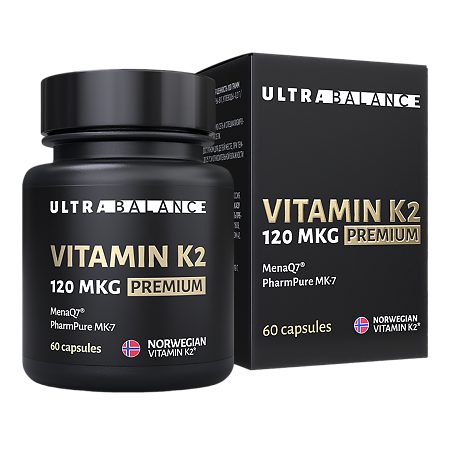 Витамин Моно К2 UltraBalance капсулы по 330 мг 60 шт