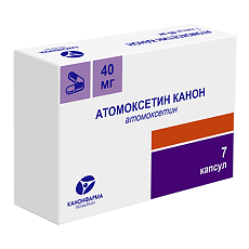 Купить Атомоксетин Канон капсулы 40 мг 7 шт цена