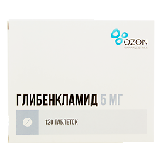 Купить Глибенкламид таблетки 5 мг 120 шт цена
