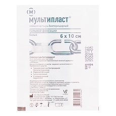 Купить Пластырь Мультипласт сильной фиксации 6х10 см белый 1 шт цена
