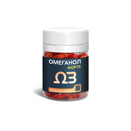 Омеганол форте / Omeganol Forte капсулы массой 0,6 г 30 шт