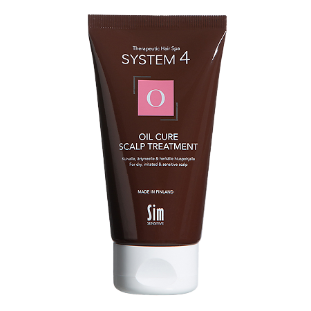 Изображение товара System 4 Oil Cure Scalp Treatment Терапевтическая маска-пилинг О для глубокого очищения кожи головы и нормализации микрофлоры 75 мл 1 шт