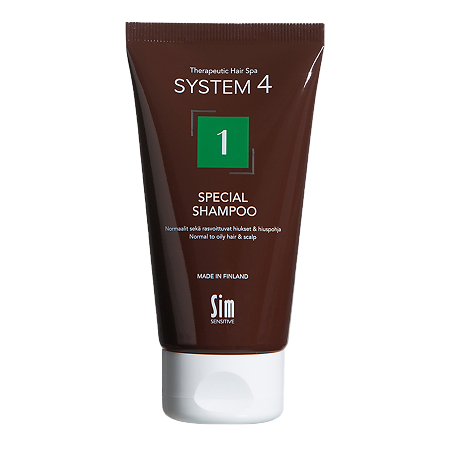 Изображение товара Терапевтический шампунь №1 System 4 Special Shampoo 75 мл для нормальной и жирной кожи головы