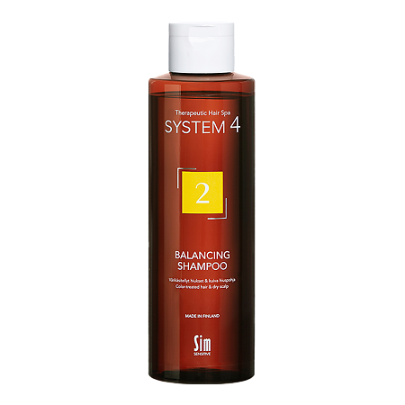 System 4 Balancing Shampoo Терапевтический шампунь №2 ля сухой кожи головы и поврежденных волос 250 мл 1 шт