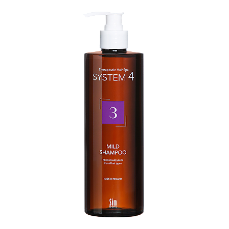 Изображение товара System 4 Mild Shampoo Терапевтический шампунь №3 для ежедневного применения 500 мл 1 шт